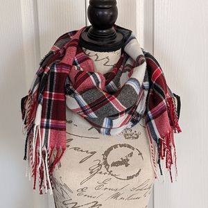 J. Jill plaid flannel scarf
